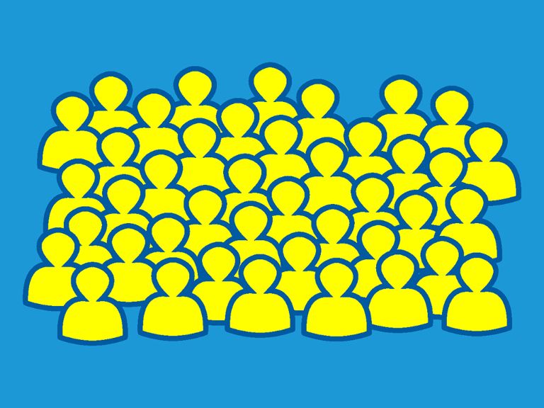 Icon mit vielen Köpfen.