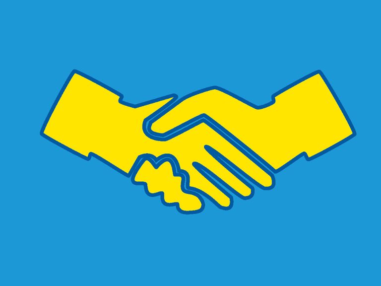 Icon Händeschütteln.