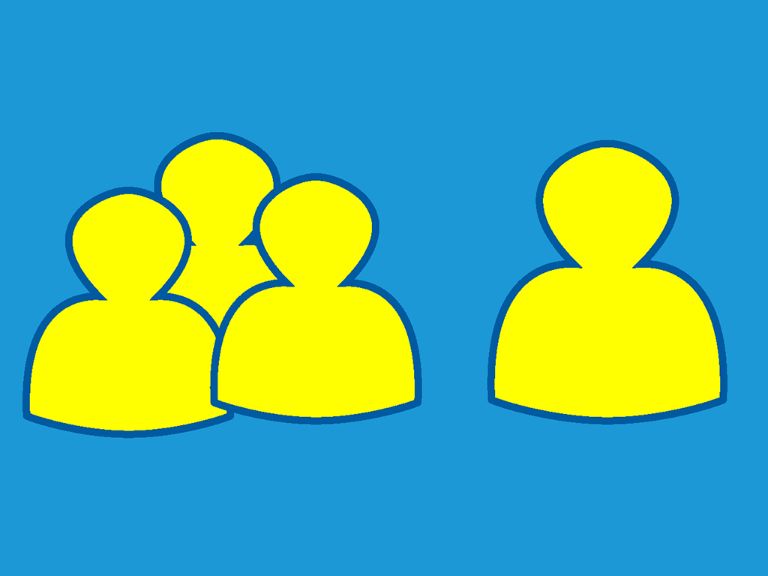 Icon von 4 Personen.