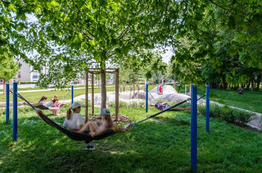 Öffentliche Grünflächen im Prinz-Eugen-Park