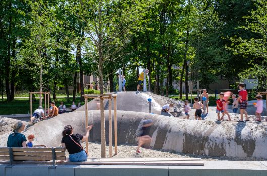 Öffentliche Grünflächen im Prinz-Eugen-Park