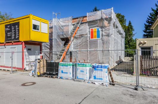 Blick von der Straße