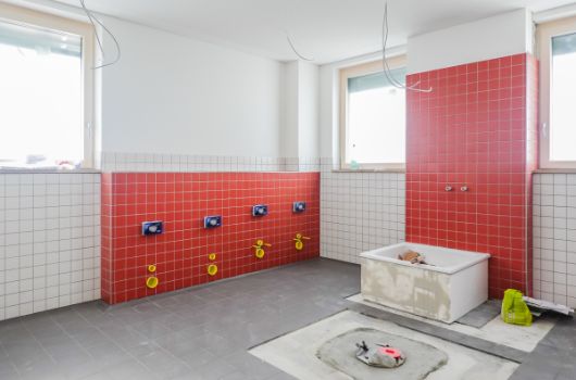 Badezimmer im Obergeschoss