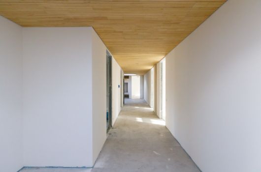 Holzakustikdecken im Flurbereich