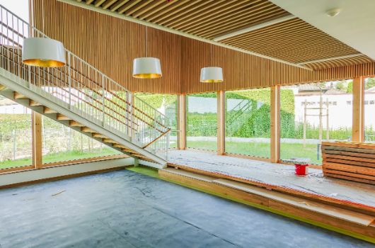 Eingang Foyer Ostfassade