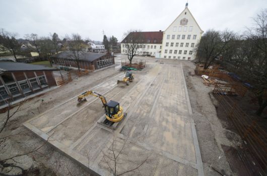 Fertigstellung der Fundamentarbeiten