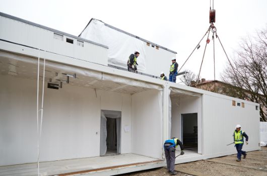 Abdichtung der Verbindungsstellen zwischen den Modulen