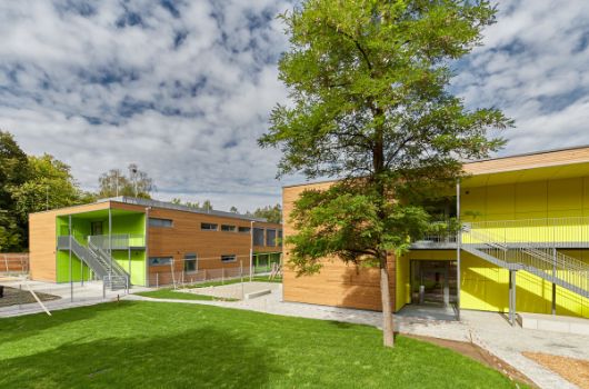 Ostansicht Haus 1 und Haus 2