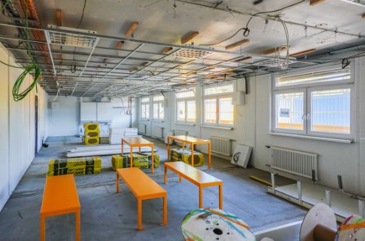 Montage der Akustikdecken