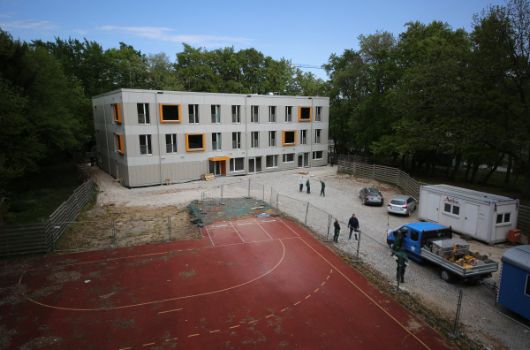 Beginn der Herstellung der Außenanlagen