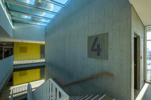 Treppenhaus Grundschule 4 Obergeschoss