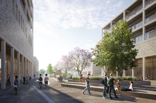 Visualisierung Zwischenzone Grundschule und Gymnasium