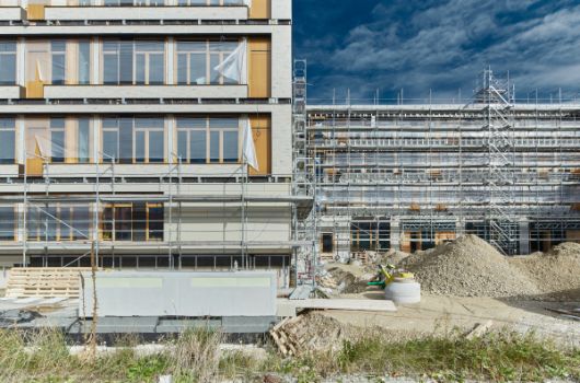 Westseite Haus A und Haus B