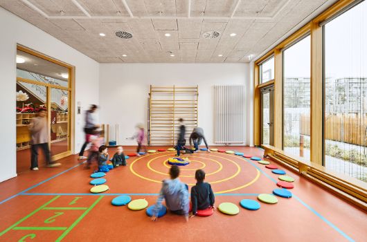 Mehrzweckraum für ein vielfältiges Spielangebot im Haus für Kinder