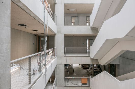 Treppenhaus Mittelschule, Blick nach Osten