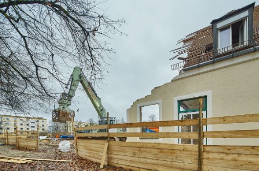 Das letzte Stück des Altbaus