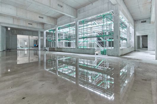 Mensa mit dem angrenzenden Lichthof 