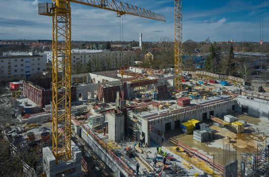 Vogelperspektive nach Südwesten