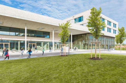 Die Campusmitte ist das Herzstück des neuen Bildungscampus