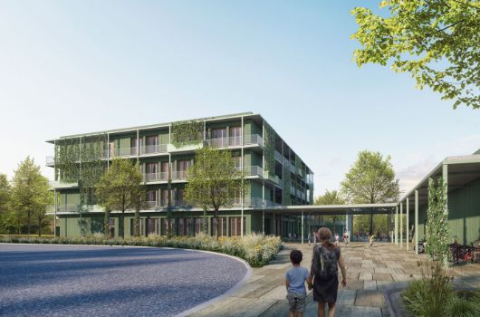 Aussenansicht der Grundschule Elly-Staegmeyr-Straße 