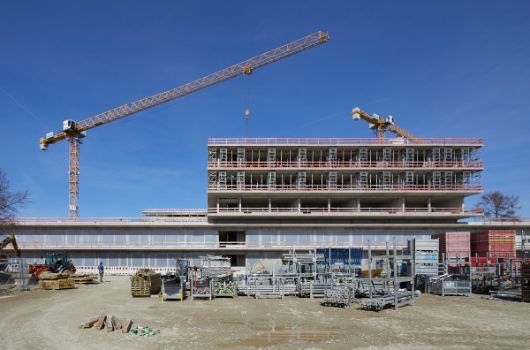 Rohbau Gebäudeteil B