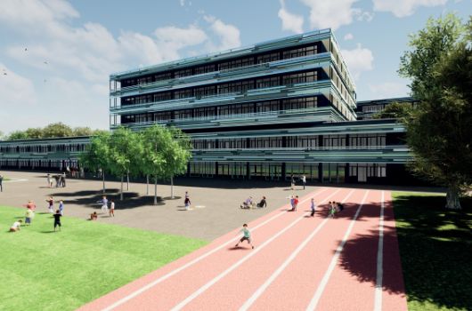 Visulaisierung Perspektive Südfassade