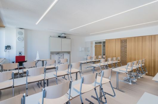 Klassenzimmer der Fachakademie