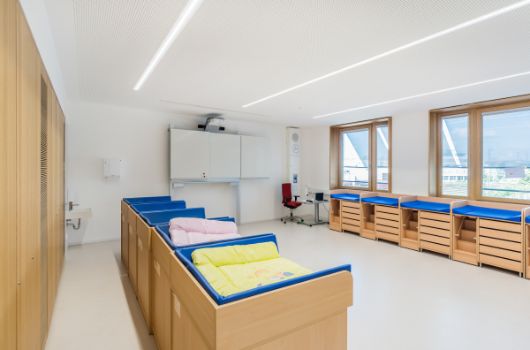 Wickelraum der Fachschule für Kinderpflege