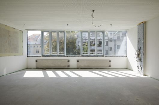 Neubau Klassenzimmertrakt, Blick Klassenzimmer 1.Obergeschoss Süden
