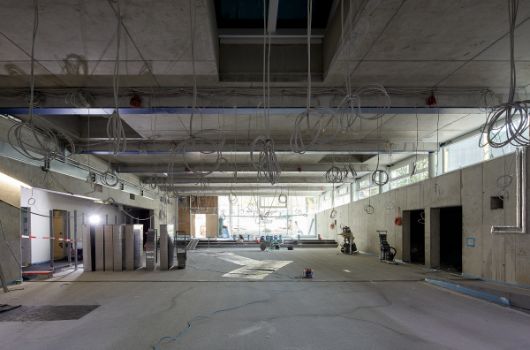 Neubau Mensa, Blick Nord - Zugang Brienner Straße gegenüber Lenbachhaus