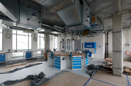 Die Fachlehrräume füllen sich