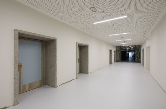 Die Flure sind nun fertiggestellt