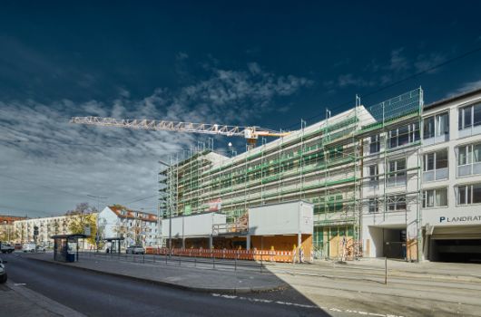 Ansicht aus der Ohlmüllerstraße