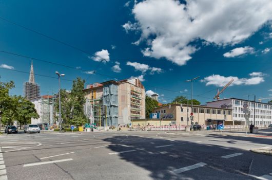 Außenansicht Baumaßnahme