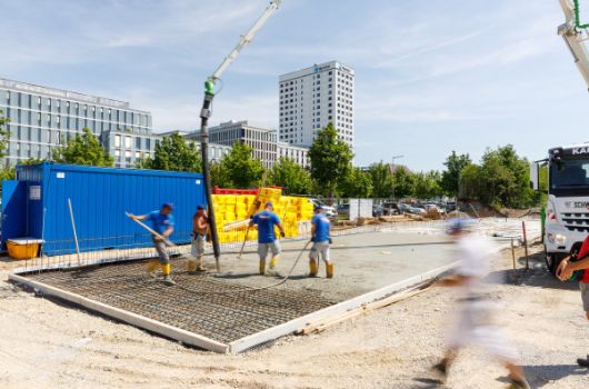 Betonage Bodenplatte