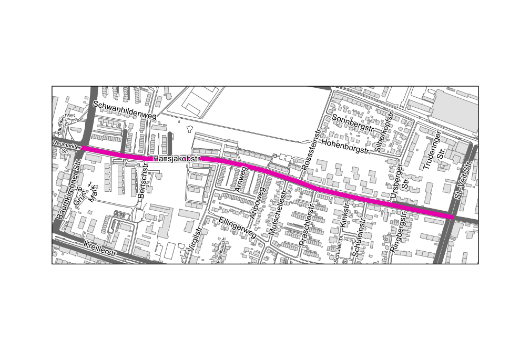 Hansjakobstraße zwischen Baumkirchner Straße und St.-Veit-Straße