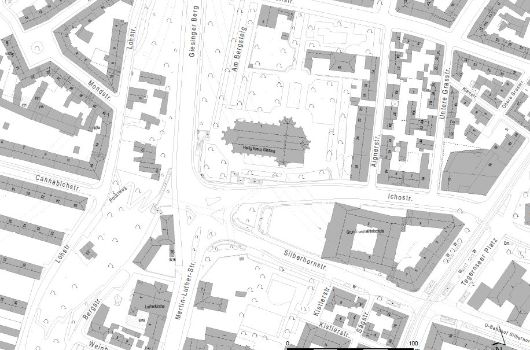 Brücke Giesinger Berg Lageplan