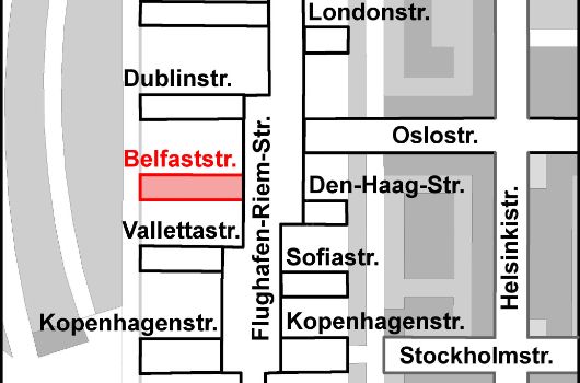 Verlauf Belfaststraße