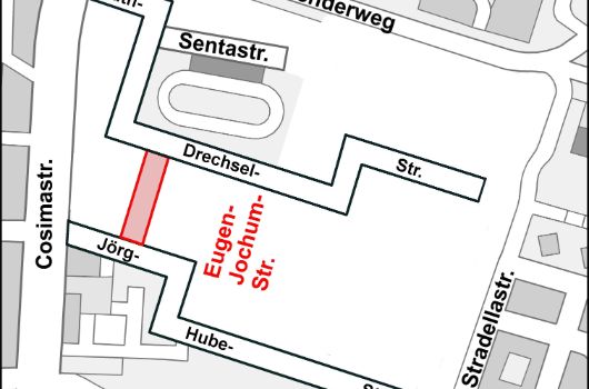 Verlauf Eugen-Jochum-Straße