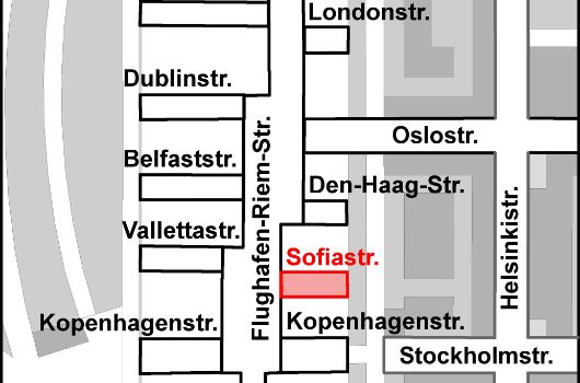 Verlauf Sofiastraße