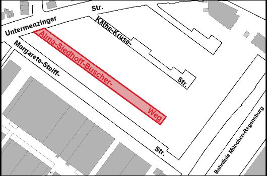 Alma-Siedhoff-Buscher-Weg Verlauf
