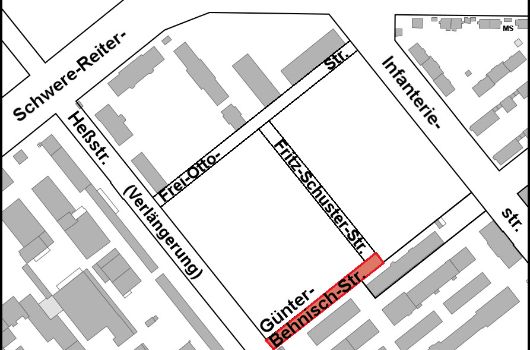 Verlauf Günter-Behnisch-Straße