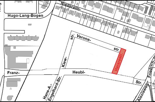 Verlauf Hararestraße