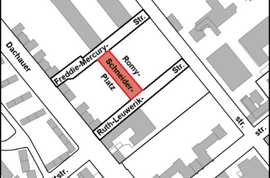Verlauf Romy-Schneider-Platz