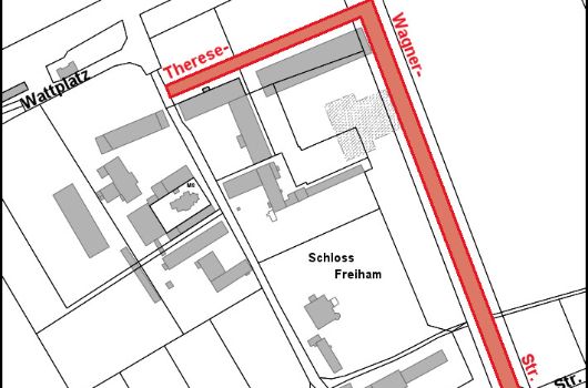 Verlauf Therese-Wagner-Straße