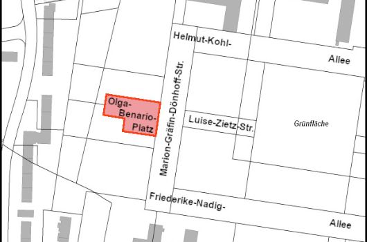 Verlauf Olga-Benario-Platz