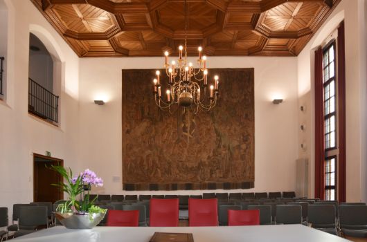 Der Sitzungssaal aus Sicht Standesbeamter*in