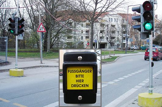 Fußgänger bitte drücken