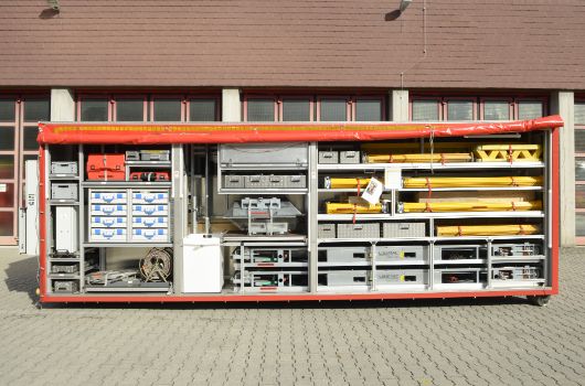 Abrollbehälter Bauunfall