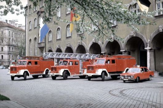 Münchner Löschzug FW1 circa 1972